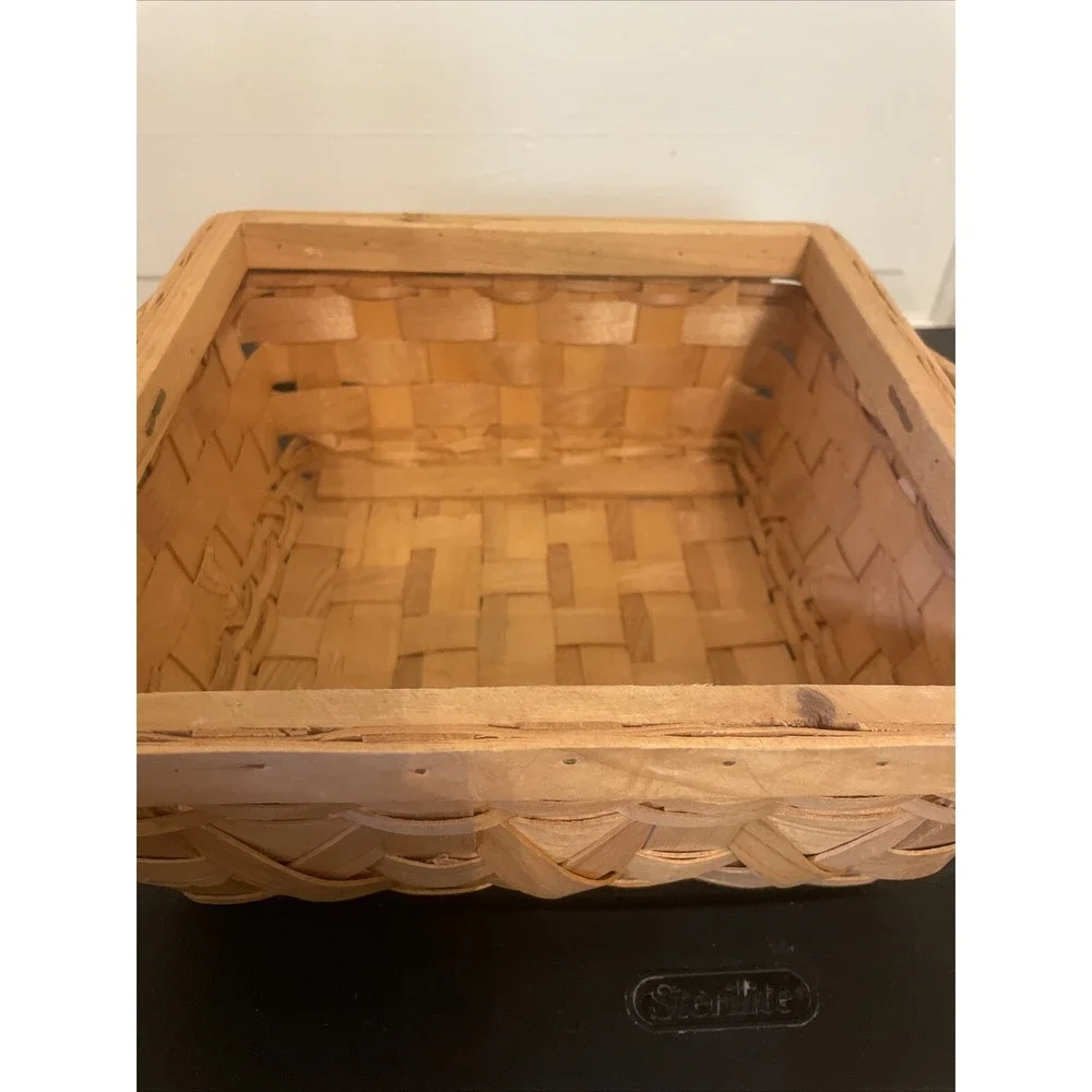Woven Maple Wood Basket 10